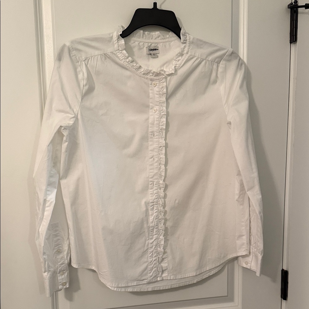 Banana Republic Elegant White Blouse